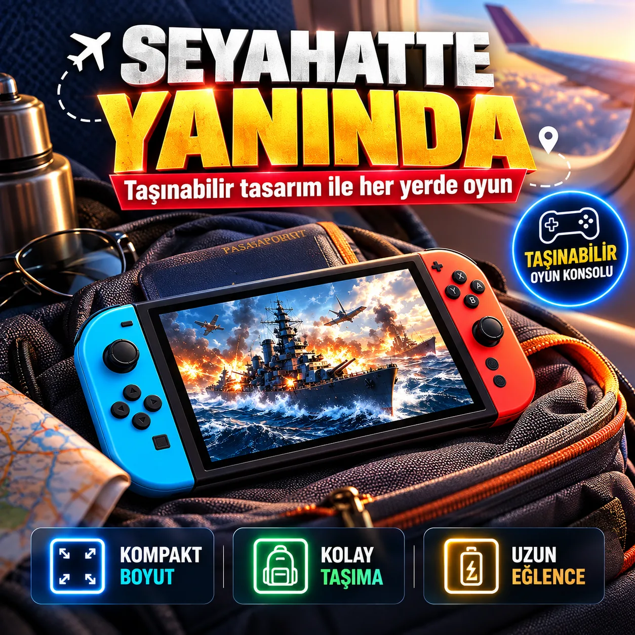 G90 Taşınabilir Retro Oyun Konsolu – 20.000+ Oyun