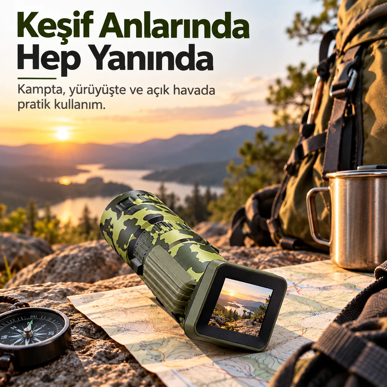 8 MP Dijital Doğa Gözlem Kamerası – 2.0 İnç TFT LCD Ekran ve Full HD Video