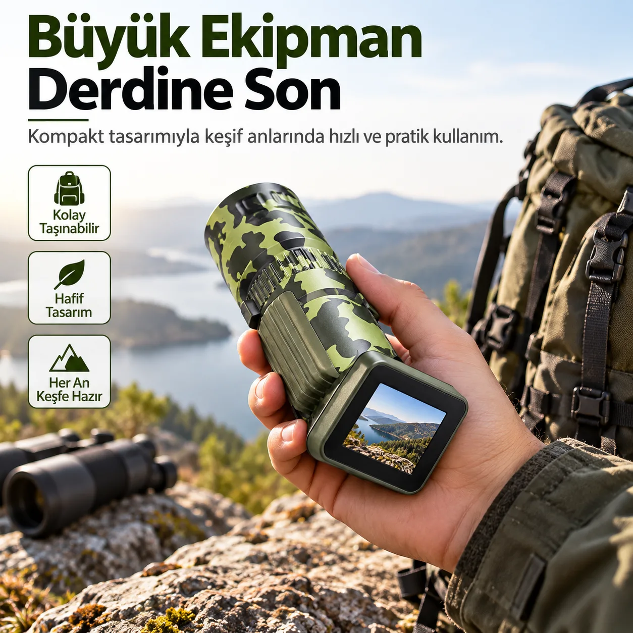 8 MP Dijital Doğa Gözlem Kamerası – 2.0 İnç TFT LCD Ekran ve Full HD Video