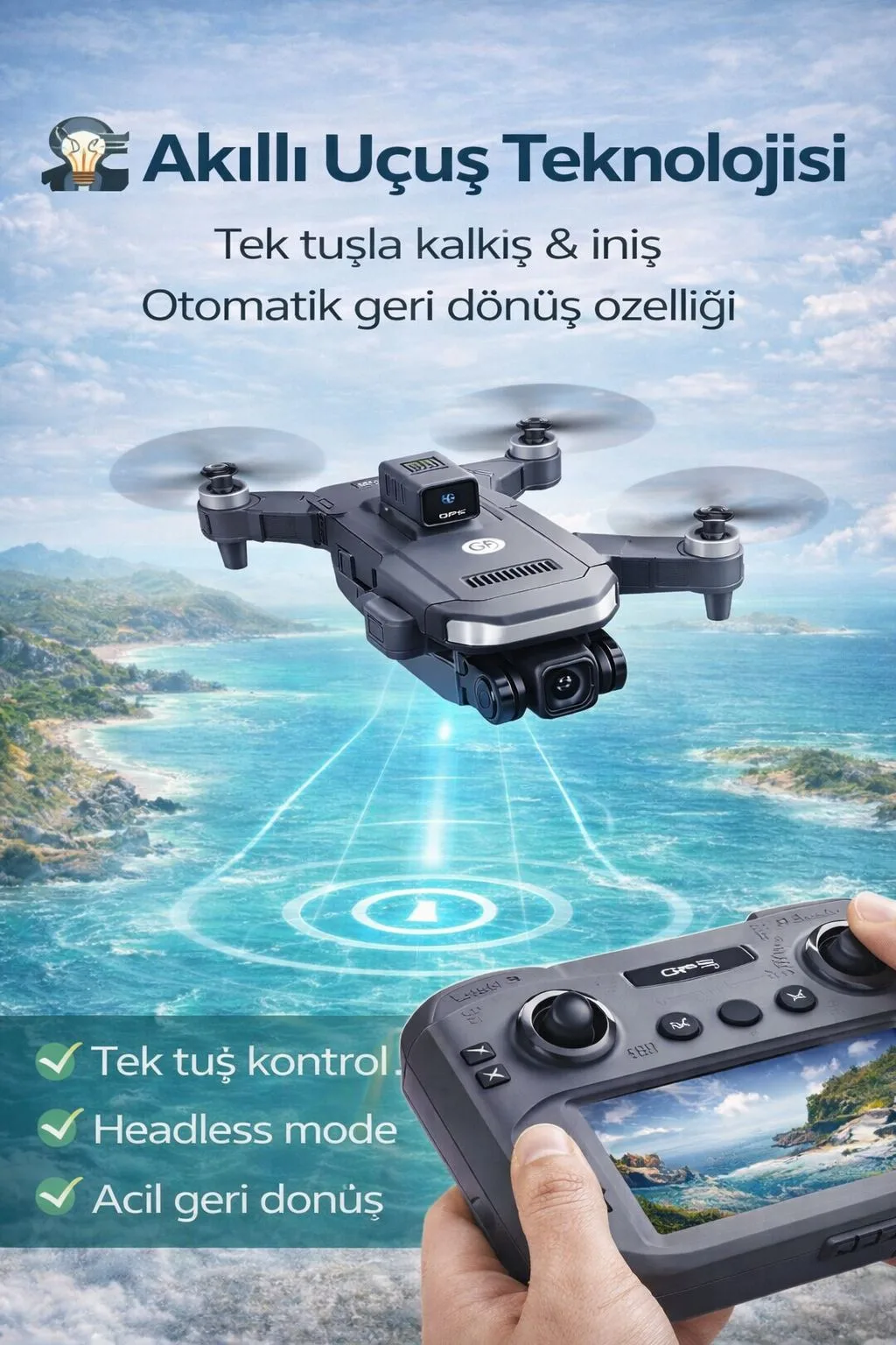 C29S GPS Drone – 4K Kamera, Konum Sabitleme – ürün görseli 5