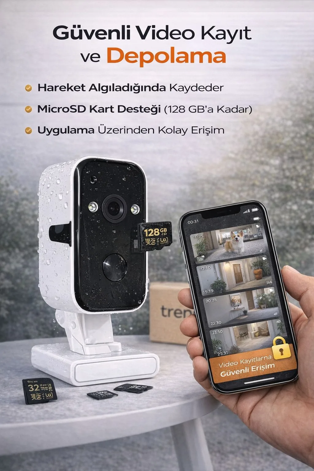 4G SIM Kartlı Güvenlik Kamerası – Hareket Sensörlü – ürün görseli 5