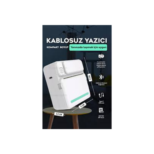 Bakeey Anında Fotoğraf Baskı Yapan Mini Yazıcı | Bluetooth Kablosuz Taşınabilir Fotoğraf Yazıcı