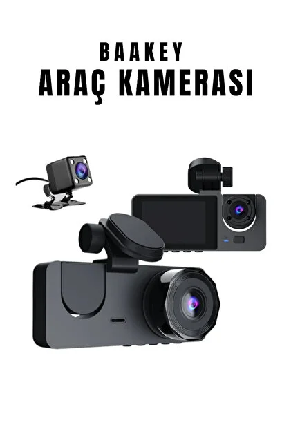 Bakeey 3 Kameralı Araç İçi Kamera – WiFi, G-Sensor – ürün görseli 7