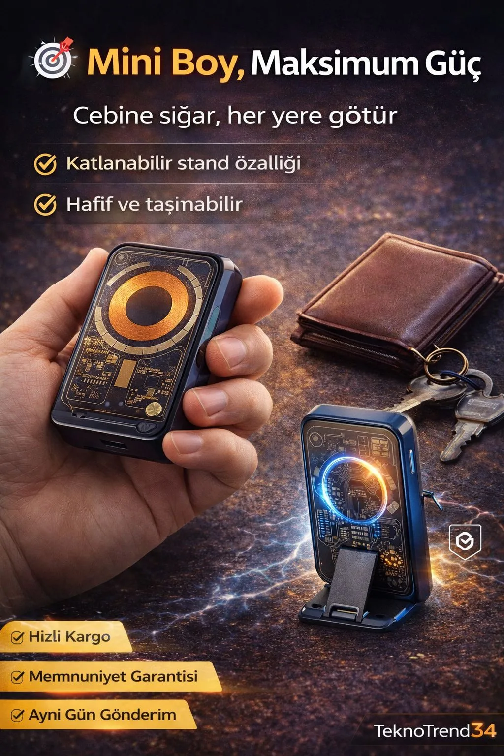 Kablosuz Hızlı Şarj Standı – Akıllı Koruma – ürün görseli 5