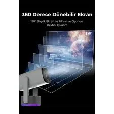 Bakeey Android Projeksiyon Cihazı – Full HD, 4K Destekli – ürün görseli 6