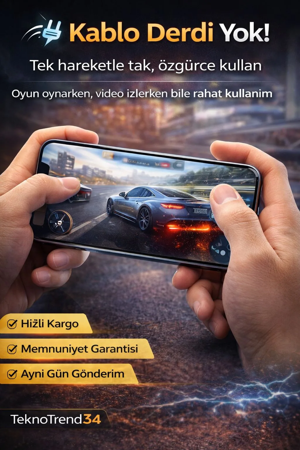 Kablosuz Hızlı Şarj Standı – Akıllı Koruma – ürün görseli 3