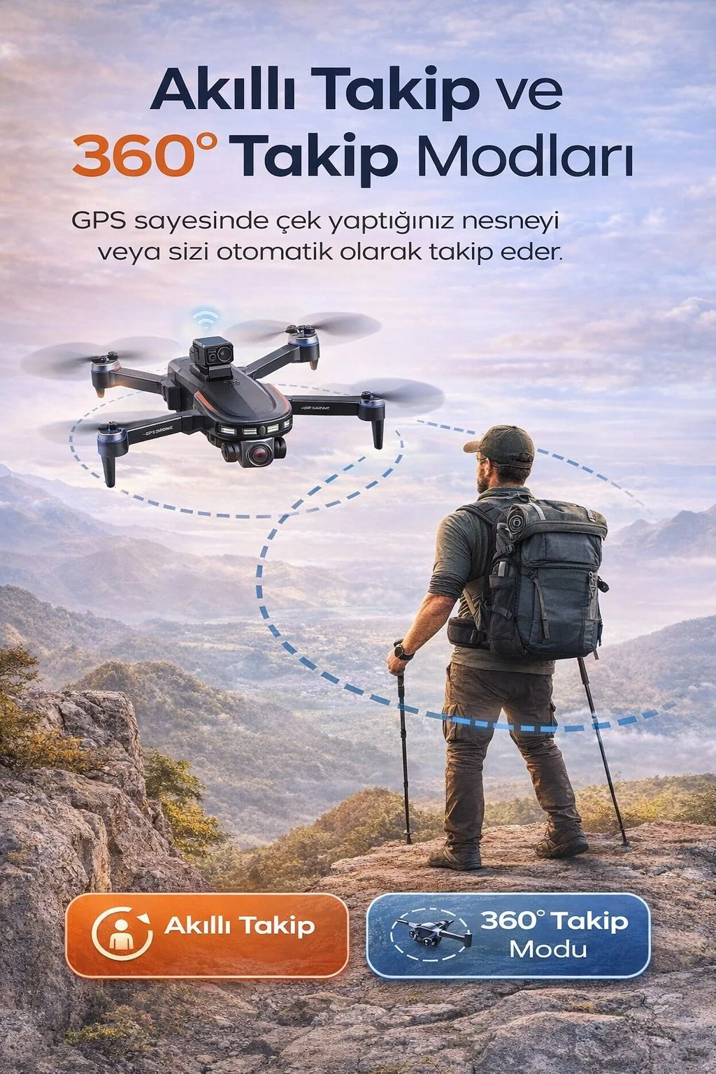 S28 GPS Drone – 4K Kamera, 5G WiFi, 32 Dakika Uçuş – ürün görseli 2