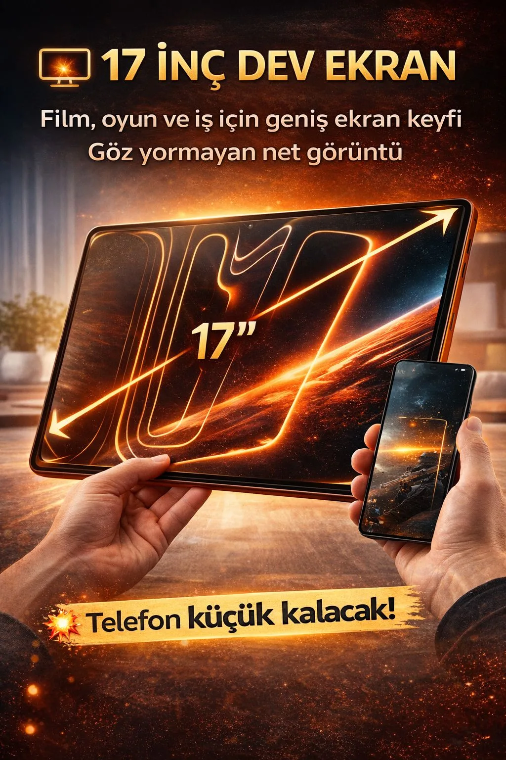 17 PRO MAX Klavyeli Tablet Seti – Mouse ve Kalem Dahil – ürün görseli 8