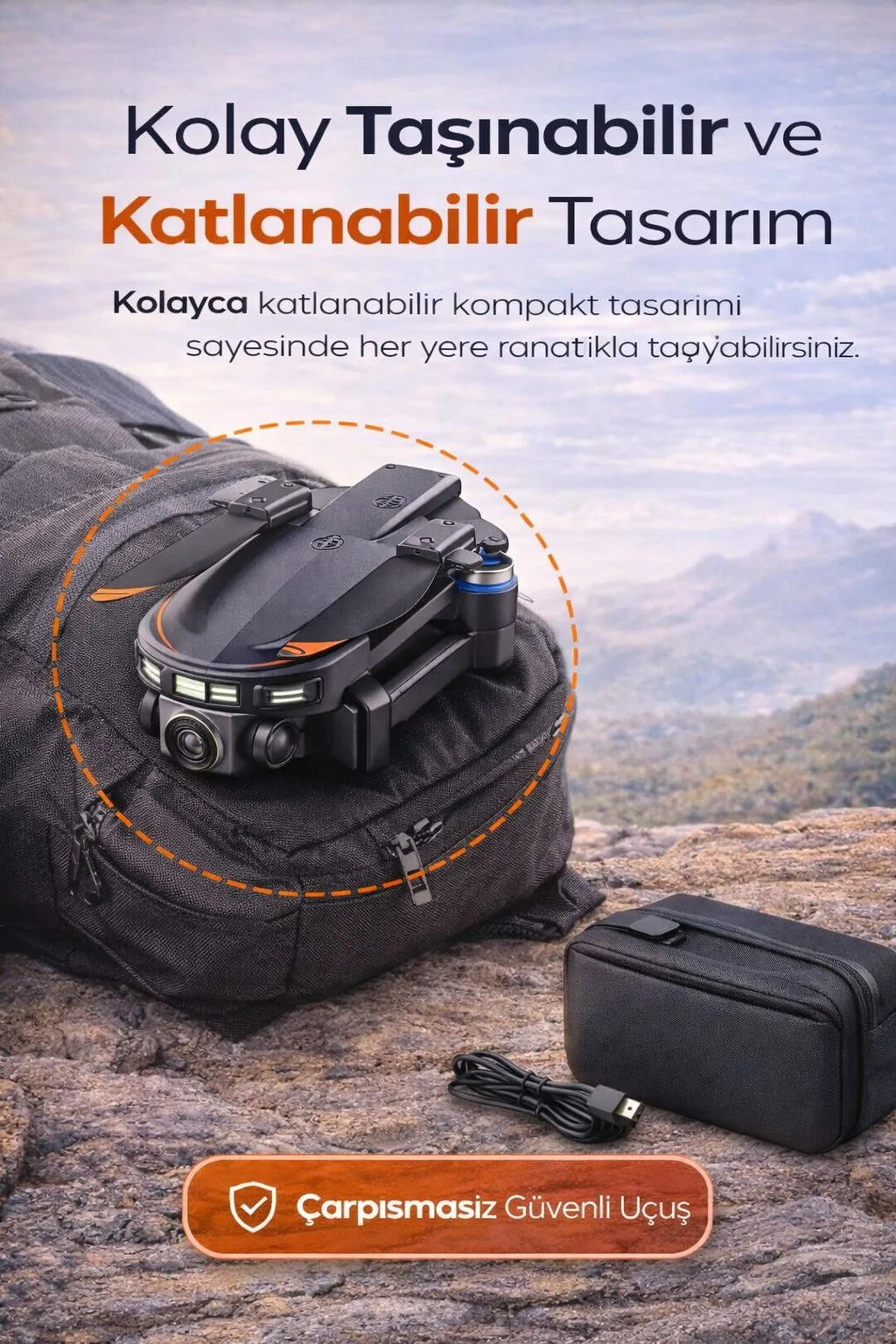 S28 GPS Drone – 4K Kamera, 5G WiFi, 32 Dakika Uçuş – ürün görseli 5