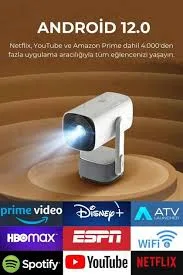 Bakeey Android Projeksiyon Cihazı – Full HD, 4K Destekli – ürün görseli 7