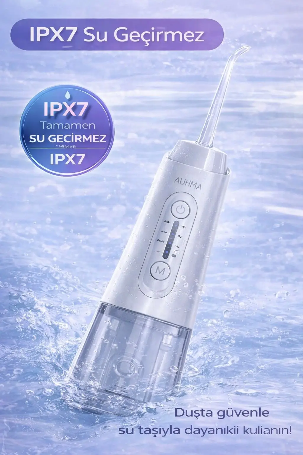 Şarjlı Ağız Duşu – 320 ml, 4 Mod, IPX7 – ürün görseli 5