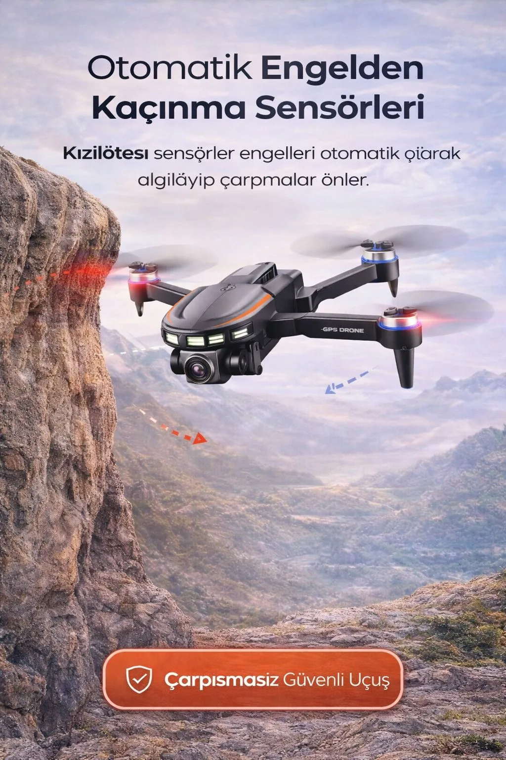 S28 GPS Drone – 4K Kamera, 5G WiFi, 32 Dakika Uçuş – ürün görseli 4