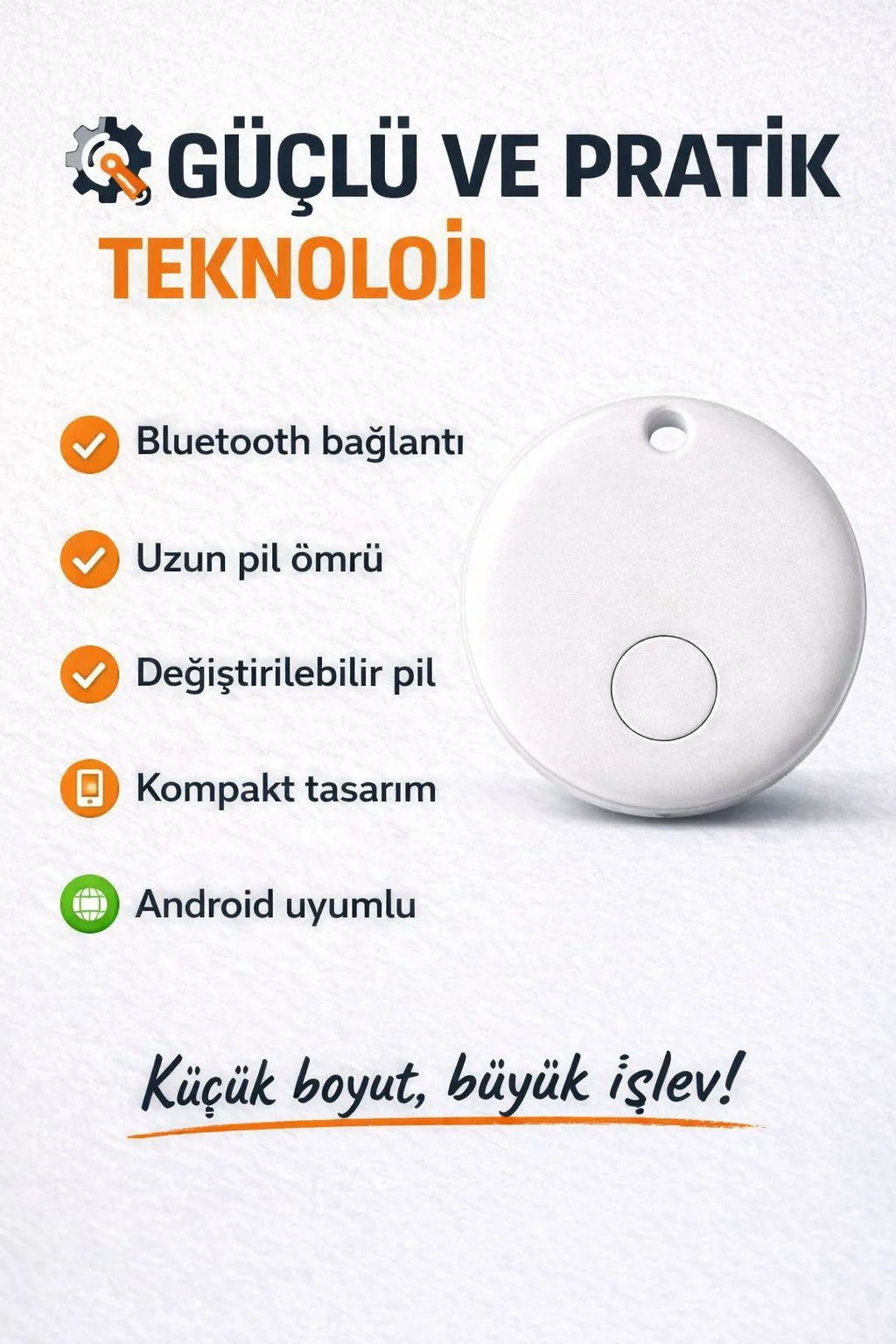 Bluetooth Akıllı Takip Cihazı – Android ve iOS Uyumlu – ürün görseli 5